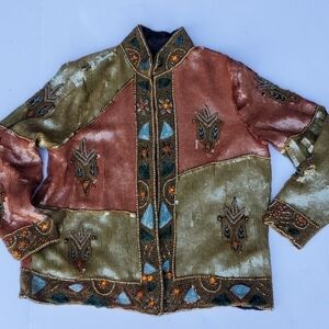 Alisha Beaded Jacket 12/14 Trimmed in ornate beads
